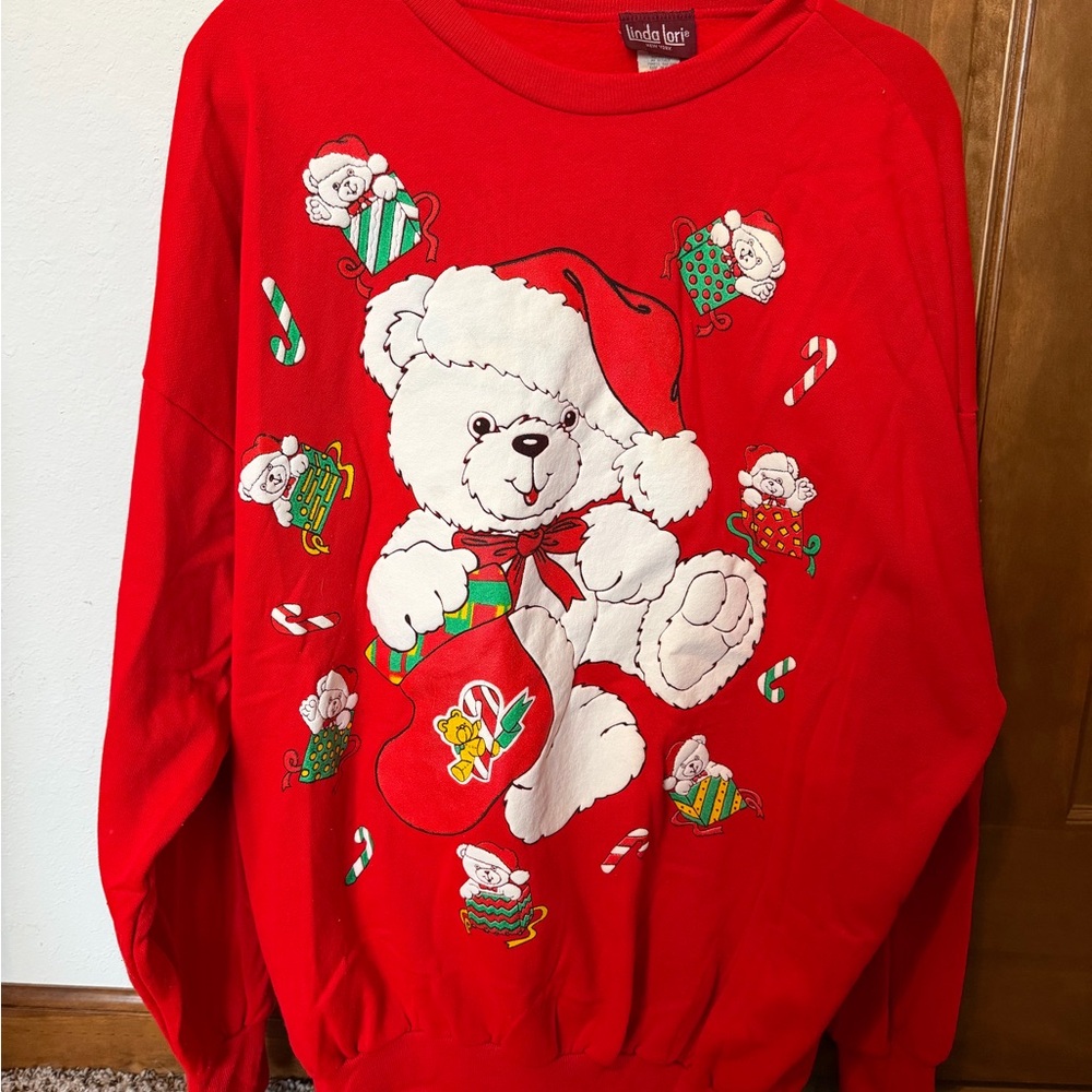Holiday Teddy Bear Sweatshirt